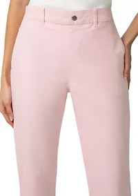 Women's Ruffle Denim Skimmer Pants