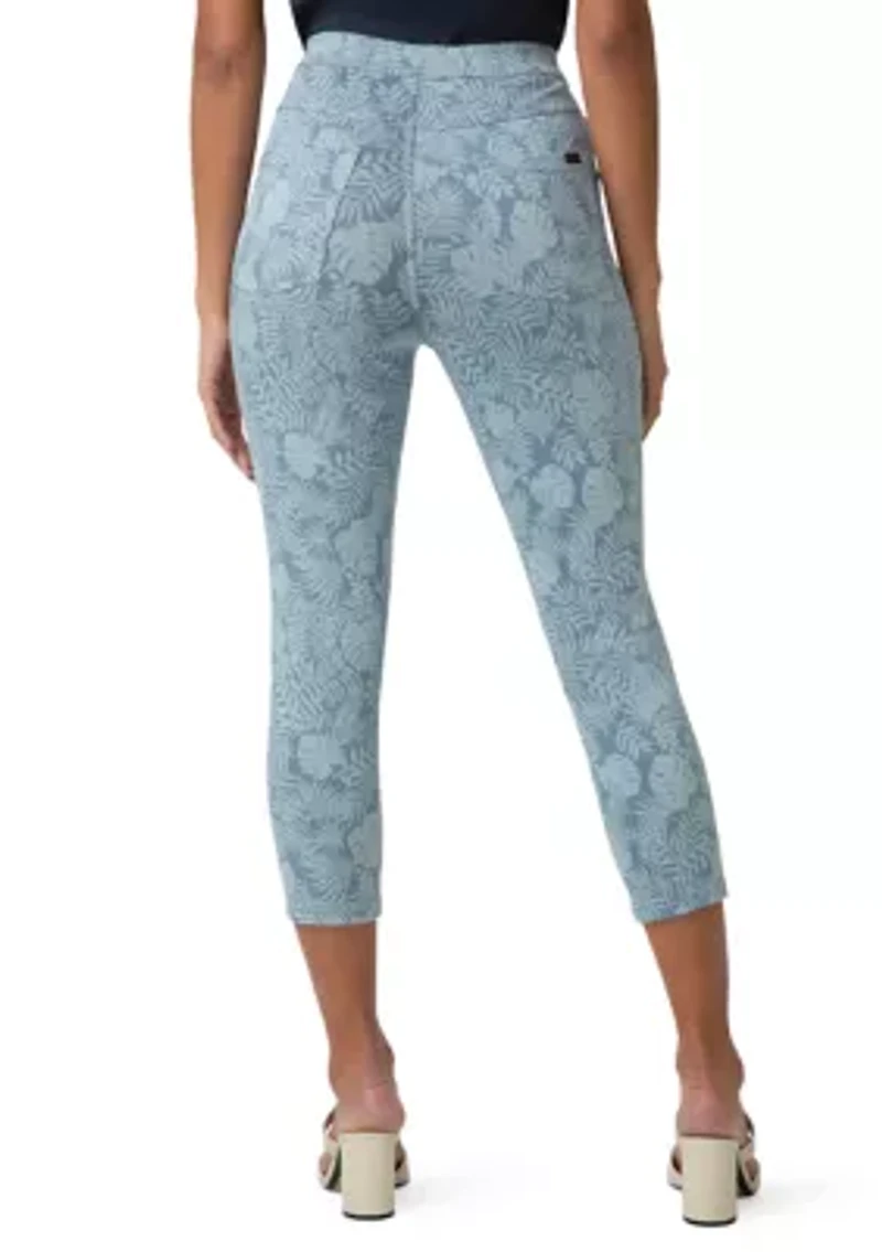 Women's Tonal Ultra Soft Denim Capri Pants
