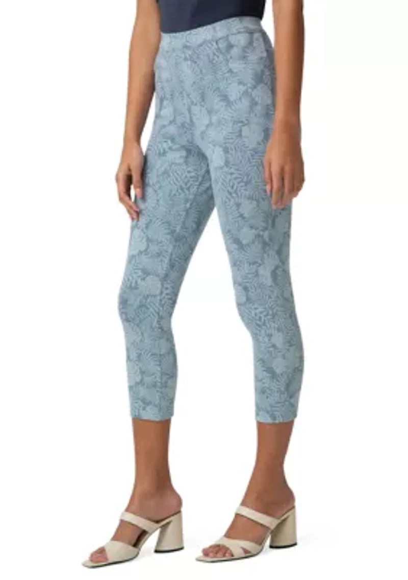 Women's Tonal Ultra Soft Denim Capri Pants