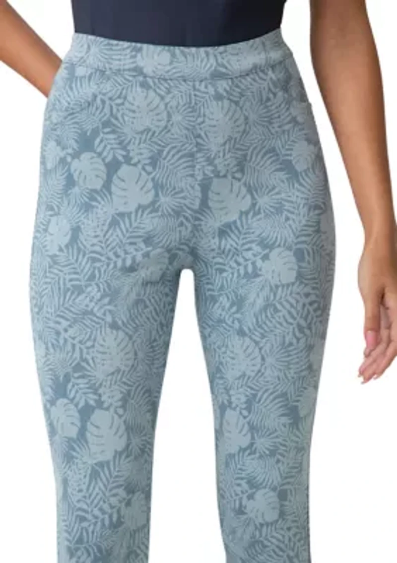 Women's Tonal Ultra Soft Denim Capri Pants