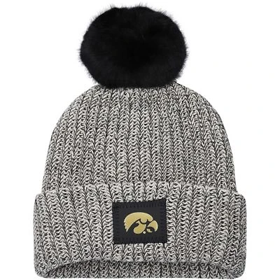 NCAA Iowa Hawkeyes Cuffed Knit Hat with Pom