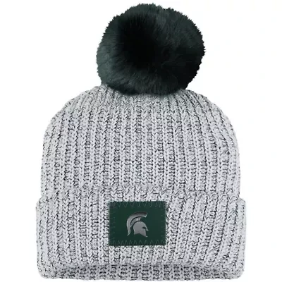 NCAA Michigan State Spartans Cuffed Knit Hat with Pom