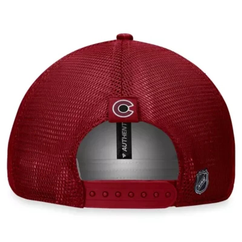 NHL Fanatics Colorado Avalanche Authentic Pro Road Trucker Adjustable Hat