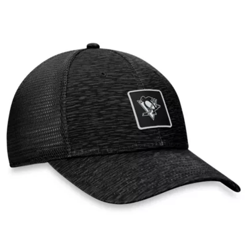 NHL Fanatics Pittsburgh Penguins Authentic Pro Road Trucker Adjustable Hat