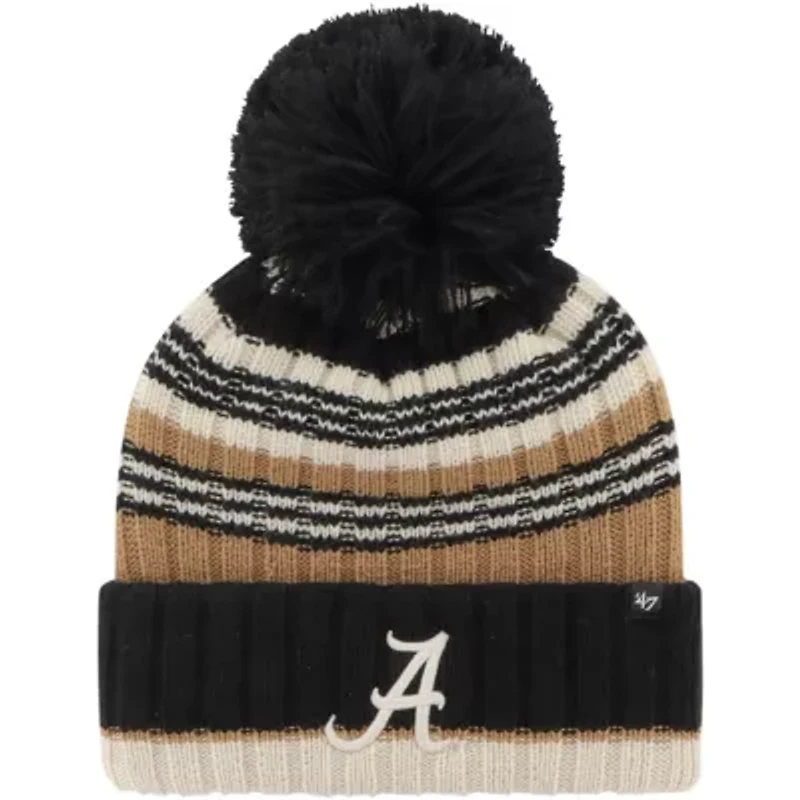 Alabama Crimson Tide NCAA Alabama Tide Barista Cuffed Knit Hat with Pom