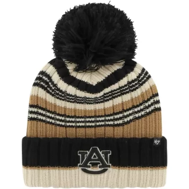 NCAA Auburn Tigers Barista Cuffed Knit Hat with Pom