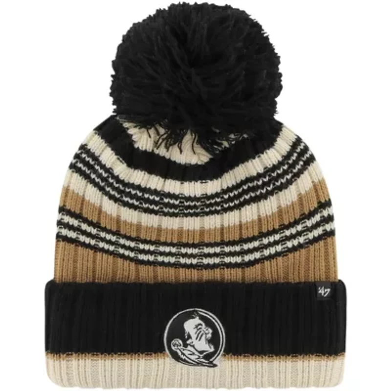 NCAA Florida State Seminoles Barista Cuffed Knit Hat with Pom