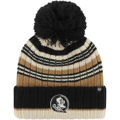 NCAA Florida State Seminoles Barista Cuffed Knit Hat with Pom