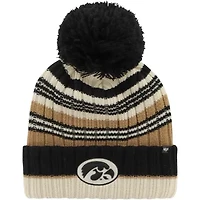 NCAA Iowa Hawkeyes Barista Cuffed Knit Hat with Pom