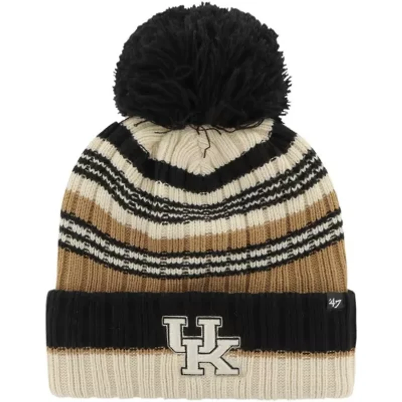 NCAA Kentucky Wildcats Barista Cuffed Knit Hat with Pom