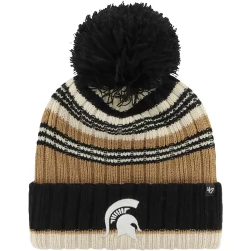 NCAA Michigan State Spartans Barista Cuffed Knit Hat with Pom