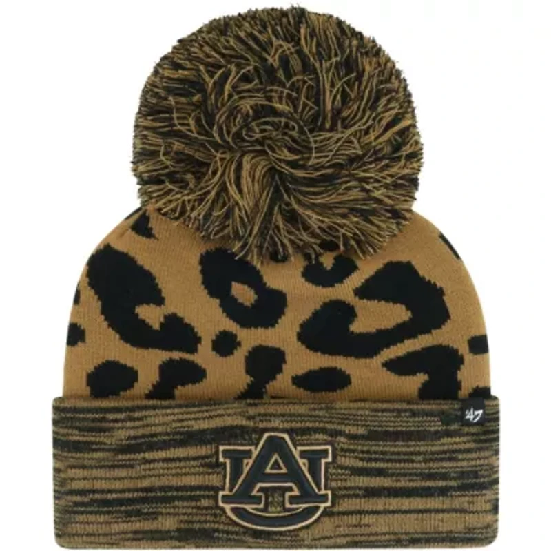 NCAA Auburn Tigers Rosette Cuffed Knit Hat with Pom