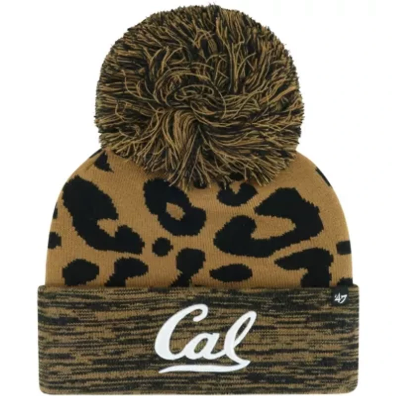 California Golden Bears NCAA Cal Bears Rosette Cuffed Knit Hat with Pom