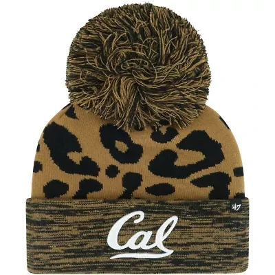California Golden Bears NCAA Cal Bears Rosette Cuffed Knit Hat with Pom