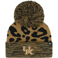 NCAA Kentucky Wildcats Rosette Cuffed Knit Hat with Pom