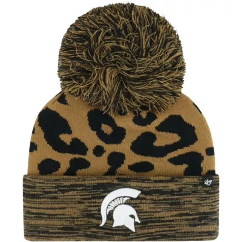 NCAA Michigan State Spartans Rosette Cuffed Knit Hat with Pom