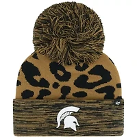 NCAA Michigan State Spartans Rosette Cuffed Knit Hat with Pom
