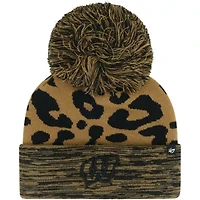 NCAA Wisconsin Badgers Rosette Cuffed Knit Hat with Pom