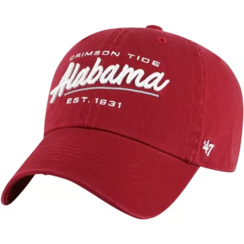 Alabama Crimson Tide NCAA Alabama Tide Sidney Clean Up Adjustable Hat