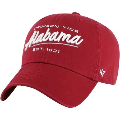 Alabama Crimson Tide NCAA Alabama Tide Sidney Clean Up Adjustable Hat