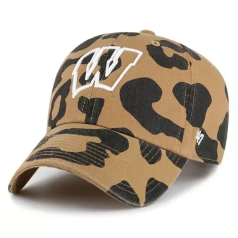 NCAA Wisconsin Badgers Rosette Clean Up Adjustable Hat