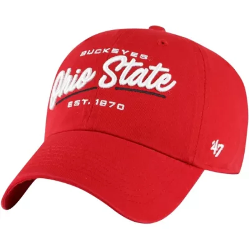 NCAA Ohio State Buckeyes Sidney Clean Up Adjustable Hat
