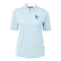 MLB Powder Kansas City Royals Virtue Eco Pique Stripe Top