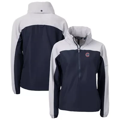 MLB Chicago Cubs Charter Eco Recycled Half-Zip Anorak Jacket