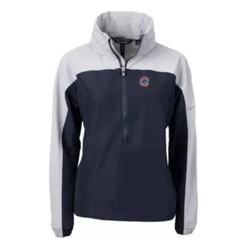 MLB Chicago Cubs Charter Eco Recycled Half-Zip Anorak Jacket