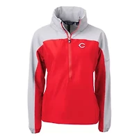 MLB Cincinnati Reds Charter Eco Recycled Half-Zip Anorak Jacket