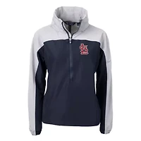 MLB St. Louis Cardinals Charter Eco Recycled Half-Zip Anorak Jacket