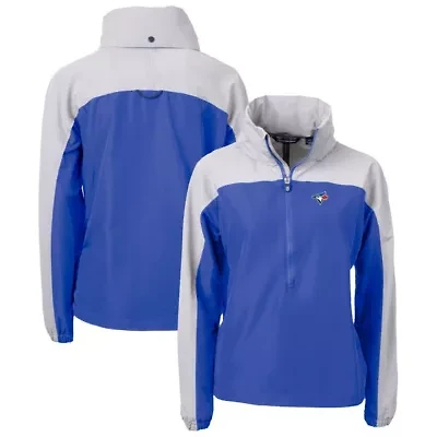 Toronto Blue Jays MLB Charter Eco Recycled Half-Zip Anorak Jacket