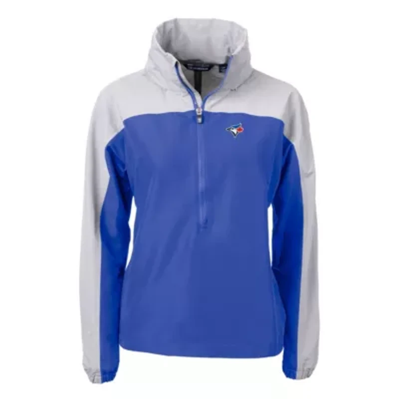 Toronto Blue Jays MLB Charter Eco Recycled Half-Zip Anorak Jacket