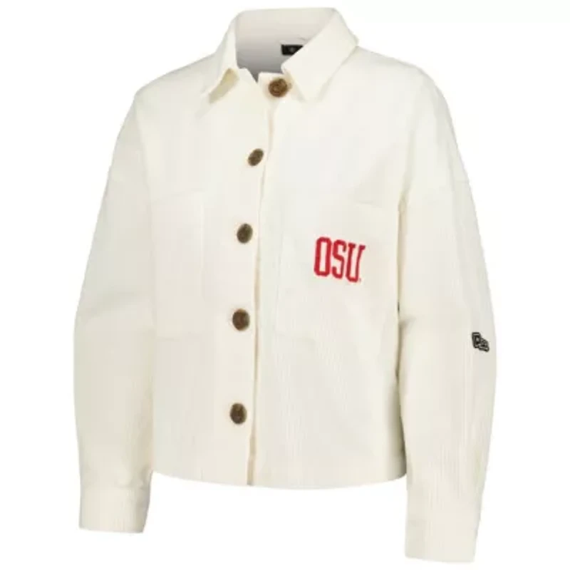 NCAA Ohio State Buckeyes Corduroy Button-Up Jacket