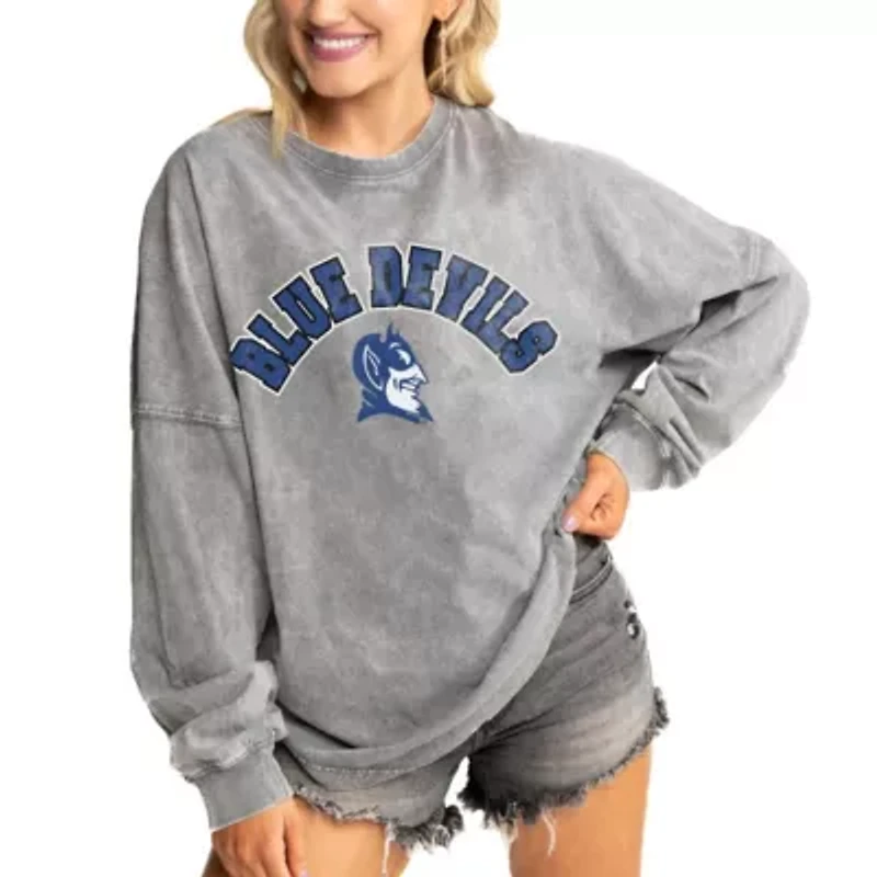 Duke Blue Devils NCAA Faded Wash Pullover Sweatshirt