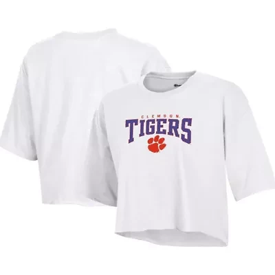 NCAA Clemson Tigers Boyfriend Cropped T-Shirt