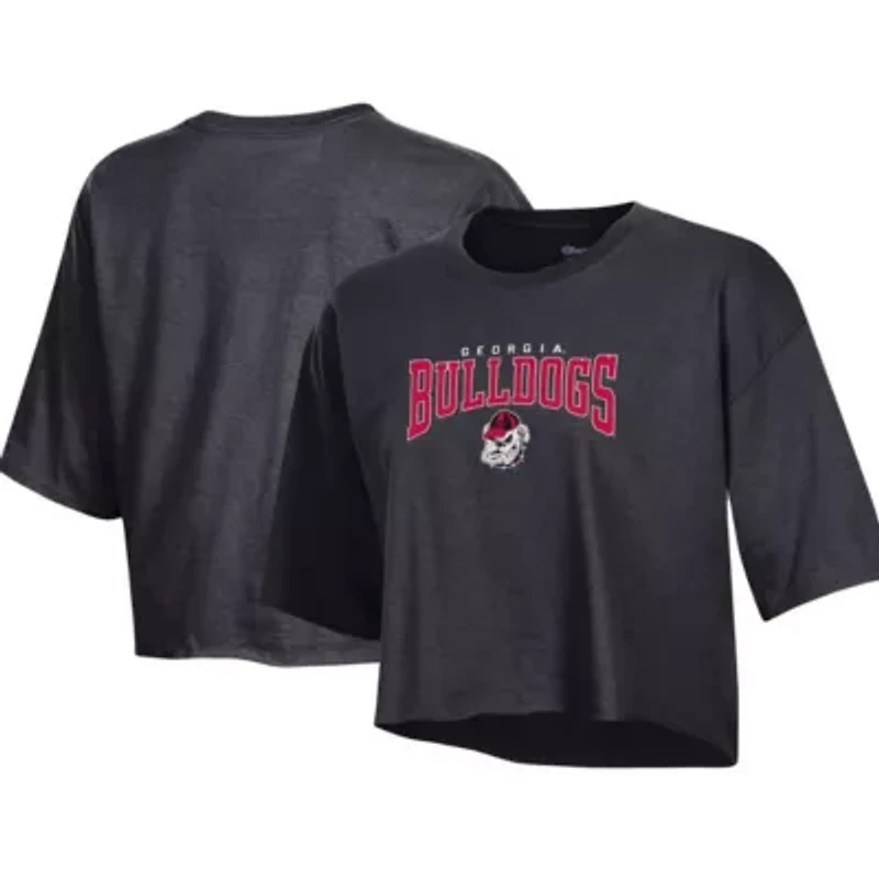 NCAA Georgia Bulldogs Boyfriend Cropped T-Shirt