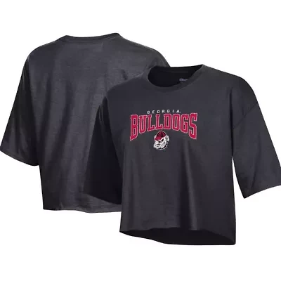 NCAA Georgia Bulldogs Boyfriend Cropped T-Shirt