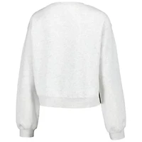 NCAA Georgia Bulldogs Core Chenille Cropped Pullover Sweatshirt