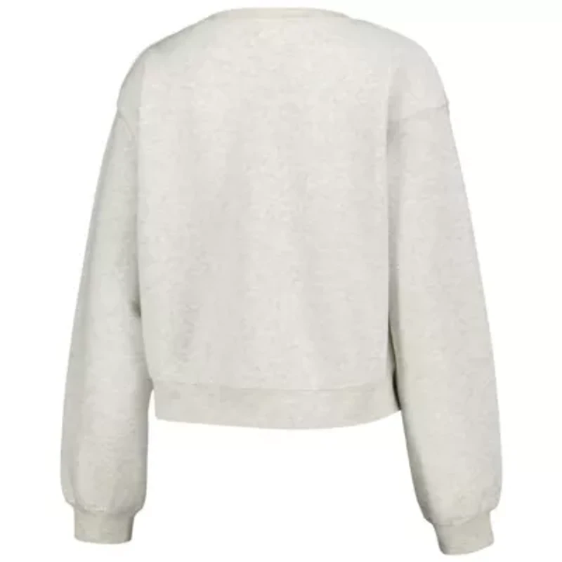 NCAA North Carolina Tar Heels Core Chenille Cropped Pullover Sweatshirt