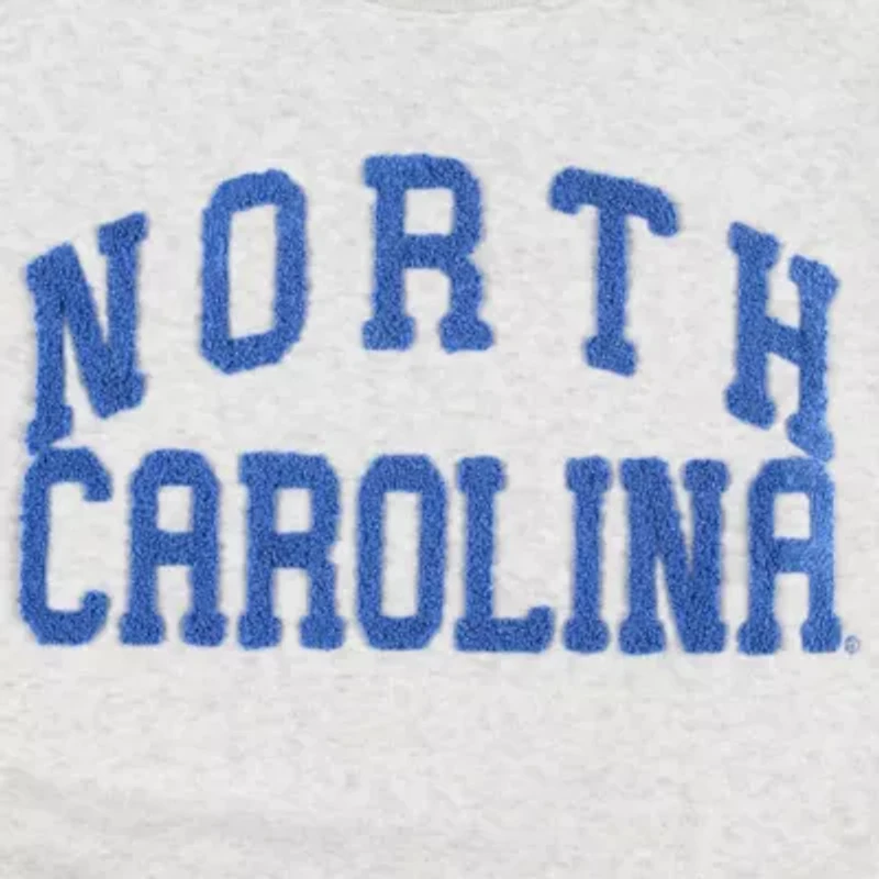 NCAA North Carolina Tar Heels Core Chenille Cropped Pullover Sweatshirt
