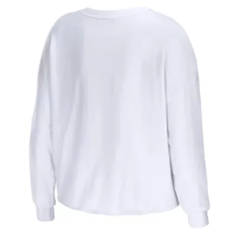 NCAA Tennessee Volunteers Diamond Long Sleeve Cropped T-Shirt