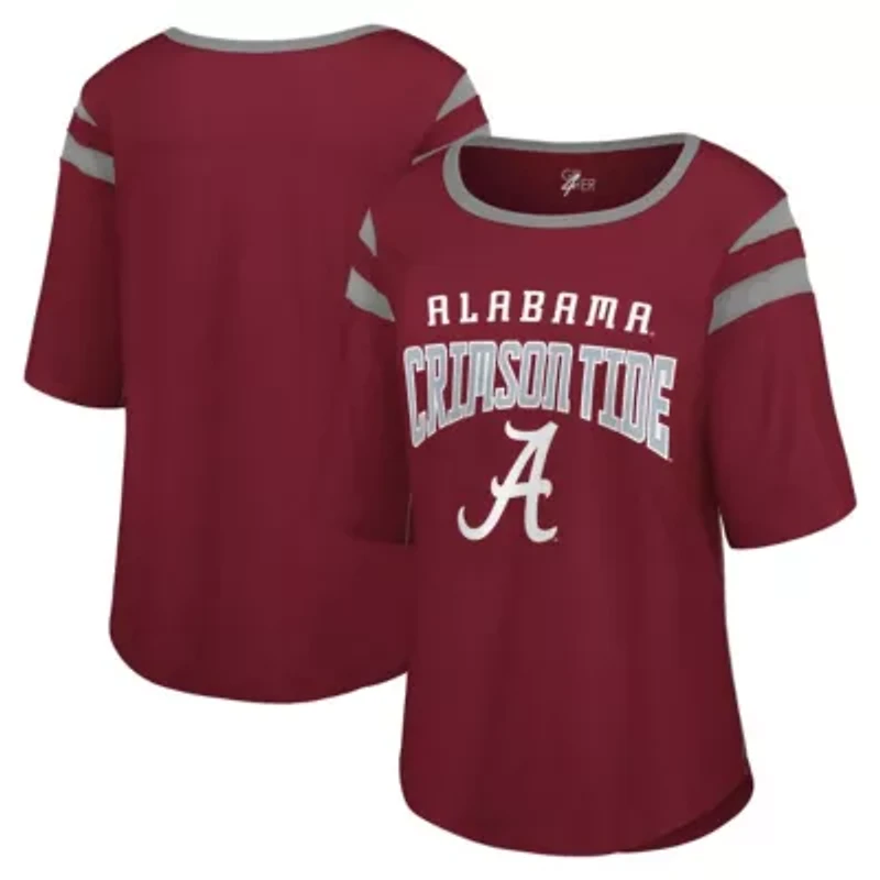 Alabama Crimson Tide NCAA Plus Linebacker Half-Sleeve T-Shirt