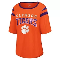 NCAA Clemson Tigers Plus Linebacker Half-Sleeve T-Shirt