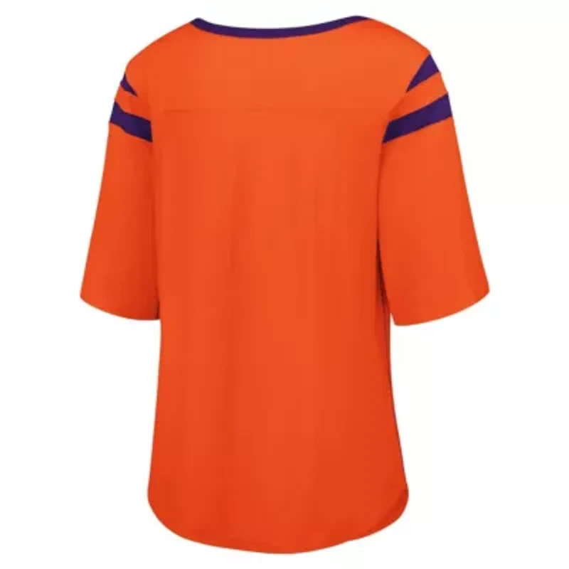 NCAA Clemson Tigers Plus Linebacker Half-Sleeve T-Shirt