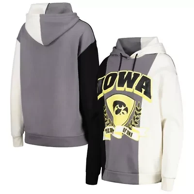 NCAA Iowa Hawkeyes Hall of Fame Colorblock Pullover Hoodie