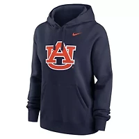 NCAA Nike Auburn Tigers Wordmark Club Fleece Pullover Hoodie