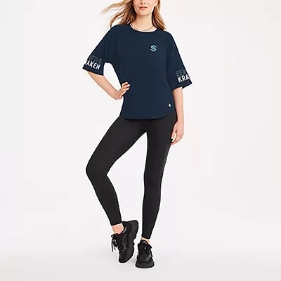 NHL Seattle Kraken Diana Tri-Blend Oversized T-Shirt