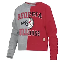 NCAA Georgia Bulldogs Half and Raglan Pullover Sweatshirt