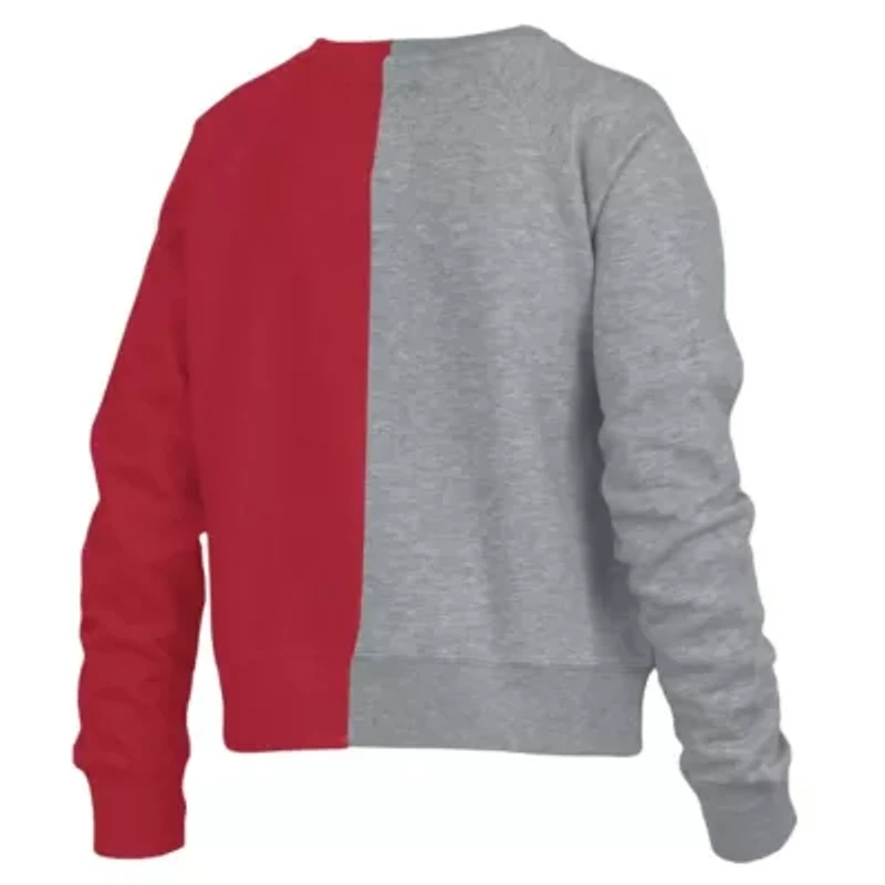 NCAA Georgia Bulldogs Half and Raglan Pullover Sweatshirt